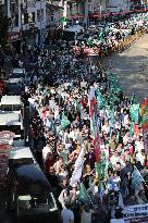 Rally For Gaza in Istanbul - Turkey