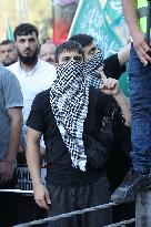 Rally For Gaza in Istanbul - Turkey