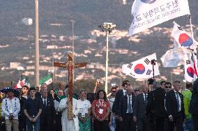 Pope Leo XIV Celebrates a Mass on the Occasion of the Jubilee of Youth - Rom