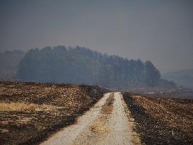 Wildfires in Navarre - Spain