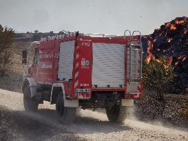 Wildfires in Navarre - Spain