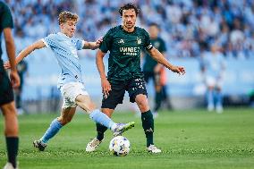 SWEDEN SOCCER CHAMPIONS LEAGUE MALMO-COPENHAGEN