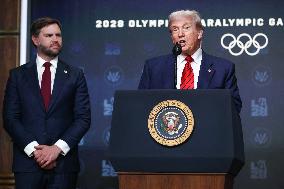 DC: U.S. President Trump Creates 2028 Olympics Task Force with Executive Order