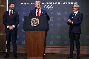DC: U.S. President Trump Creates 2028 Olympics Task Force with Executive Order