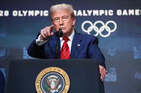 DC: U.S. President Trump Creates 2028 Olympics Task Force with Executive Order