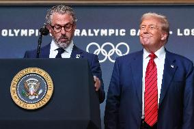 DC: U.S. President Trump Creates 2028 Olympics Task Force with Executive Order