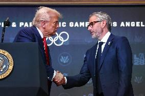 DC: U.S. President Trump Creates 2028 Olympics Task Force with Executive Order