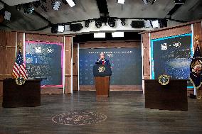 Donald Trump signs the Olympic Executive Order - Washington