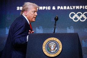 DC: U.S. President Trump Creates 2028 Olympics Task Force with Executive Order