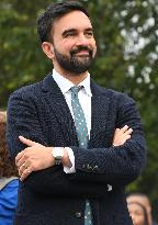 Mamdani at “National Night Out” in Brooklyn, NY