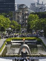 80th anniversary of U.S. atomic bombing of Hiroshima