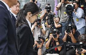 S. Korean prosecutors question ex-first lady