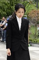 S. Korean prosecutors question ex-first lady