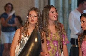 Spanish Royals Attend Miro Exhibition - Spain