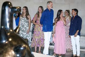 Spanish Royals Attend Miro Exhibition - Spain