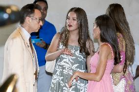 Spanish Royals Attend Miro Exhibition - Spain