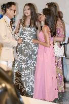 Spanish Royals Attend Miro Exhibition - Spain