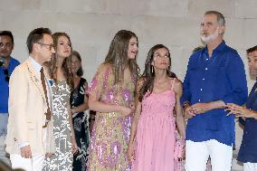 Spanish Royals Attend Miro Exhibition - Spain