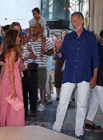 Spanish Royals Attend Miro Exhibition - Spain