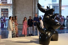 Spanish Royals Attend Miro Exhibition - Spain
