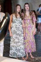 Spanish Royals Attend Miro Exhibition - Spain
