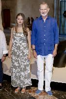 Spanish Royals Attend Miro Exhibition - Spain