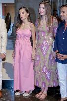 Spanish Royals Attend Miro Exhibition - Spain