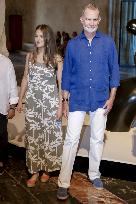 Spanish Royals Attend Miro Exhibition - Spain