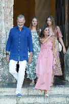 Spanish Royals Attend Miro Exhibition - Spain