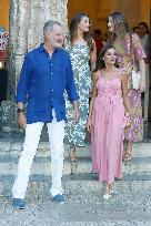 Spanish Royals Attend Miro Exhibition - Spain