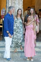Spanish Royals Attend Miro Exhibition - Spain