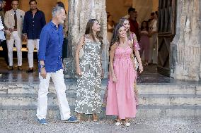 Spanish Royals Attend Miro Exhibition - Spain
