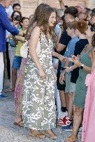 Spanish Royals Attend Miro Exhibition - Spain