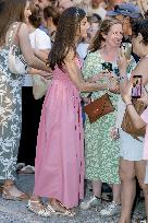 Spanish Royals Attend Miro Exhibition - Spain