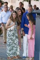 Spanish Royals Attend Miro Exhibition - Spain
