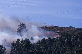 Ponteceso Fire Forces Corme Aldea Evacuations - Spain