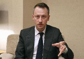 Ukrainian economic minister in Japan