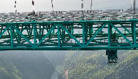 World Highest Bridge Construction