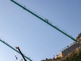 World Highest Bridge Construction