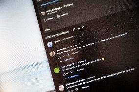 Illustration - Francois Bayrou Launches YouTube Channel 'FB Direct' - Paris