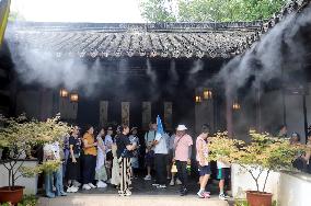 Lingering Garden Cooling Spray System