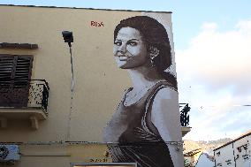 Honoring Claudia Cardinale - Mural Tribute to Il Giorno della Civetta
