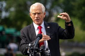 Peter Navarro Speaks at the White House in Washington, DC