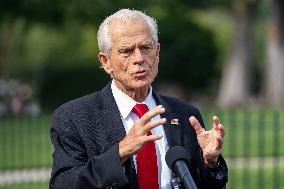 Peter Navarro Speaks at the White House in Washington, DC
