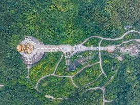 99-meter-tall Open-air Bronze Statue of Ksitigarbha Bodhisattva