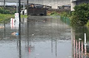 Torrential rain in Kanazawa