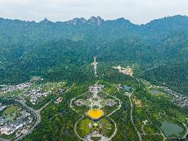 99-meter-tall Open-air Bronze Statue of Ksitigarbha Bodhisattva