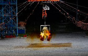 China Completes First Manned Lunar Lander Landing and Takeoff Test