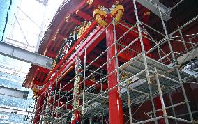 Reconstruction of Shuri Castle in Okinawa