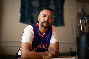 Amar Wala of Shook Film Poses in Toronto - Canada